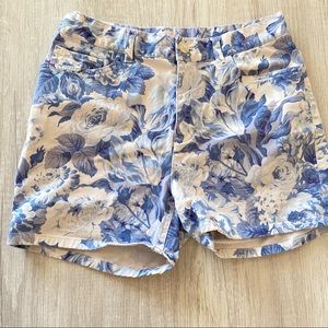 Lauren Ralph Lauren Blue Floral Shorts